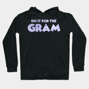 Do It For The Gram Galactic Purple Wall Hoodie